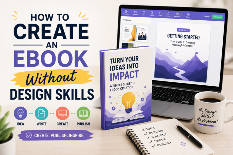 How to Create an Ebook Without Design Skills
