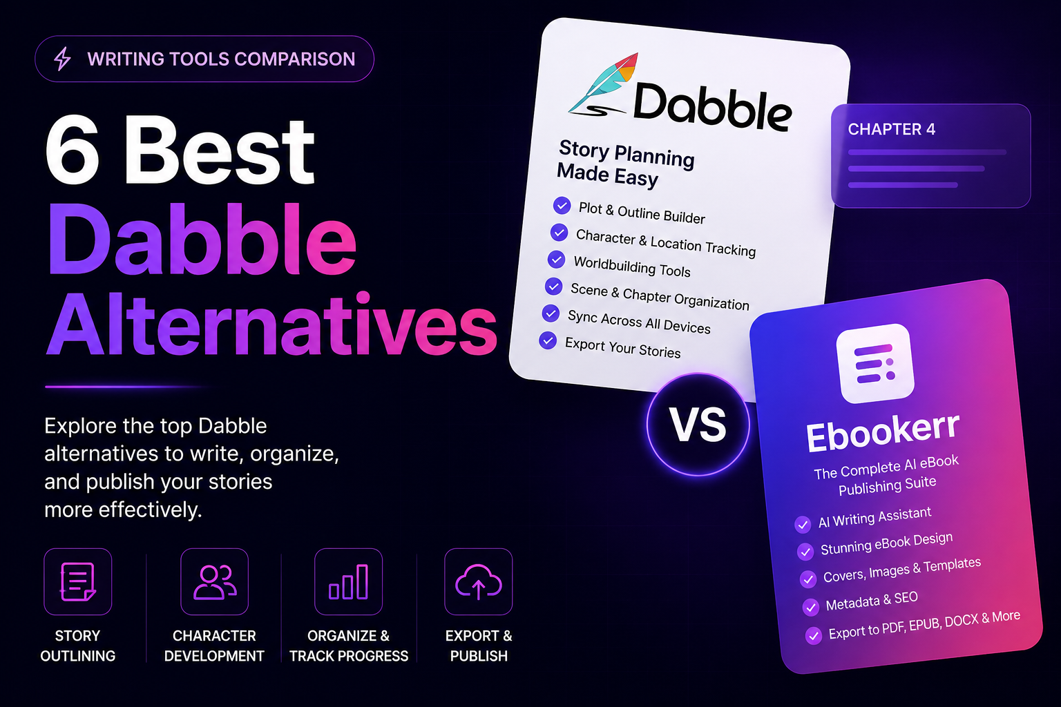 6 Best Dabble Alternatives for Novelists in 2026