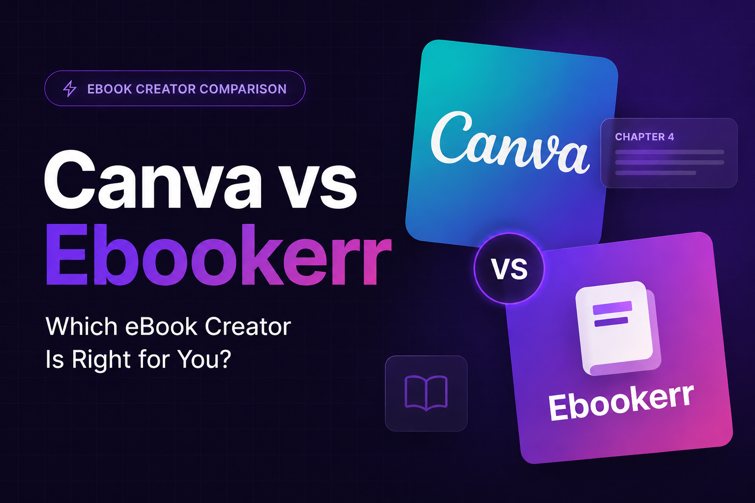 Canva vs Ebookerr: Which One Should You Use for Ebooks?