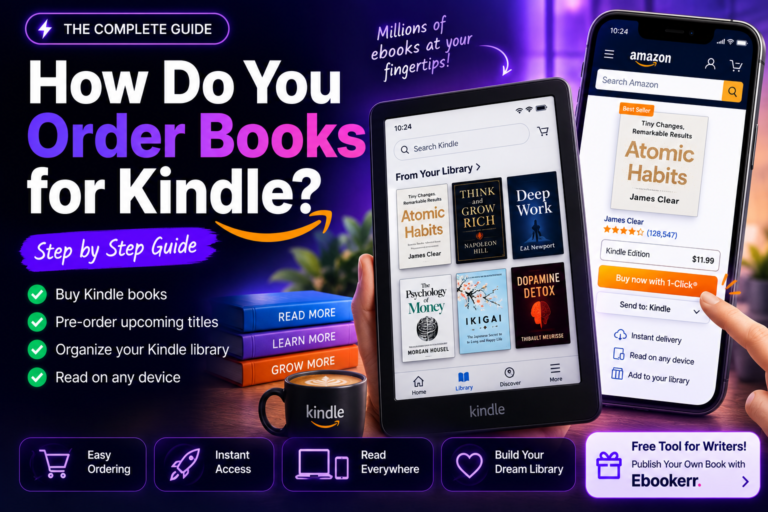 How Do You Order Books for Kindle