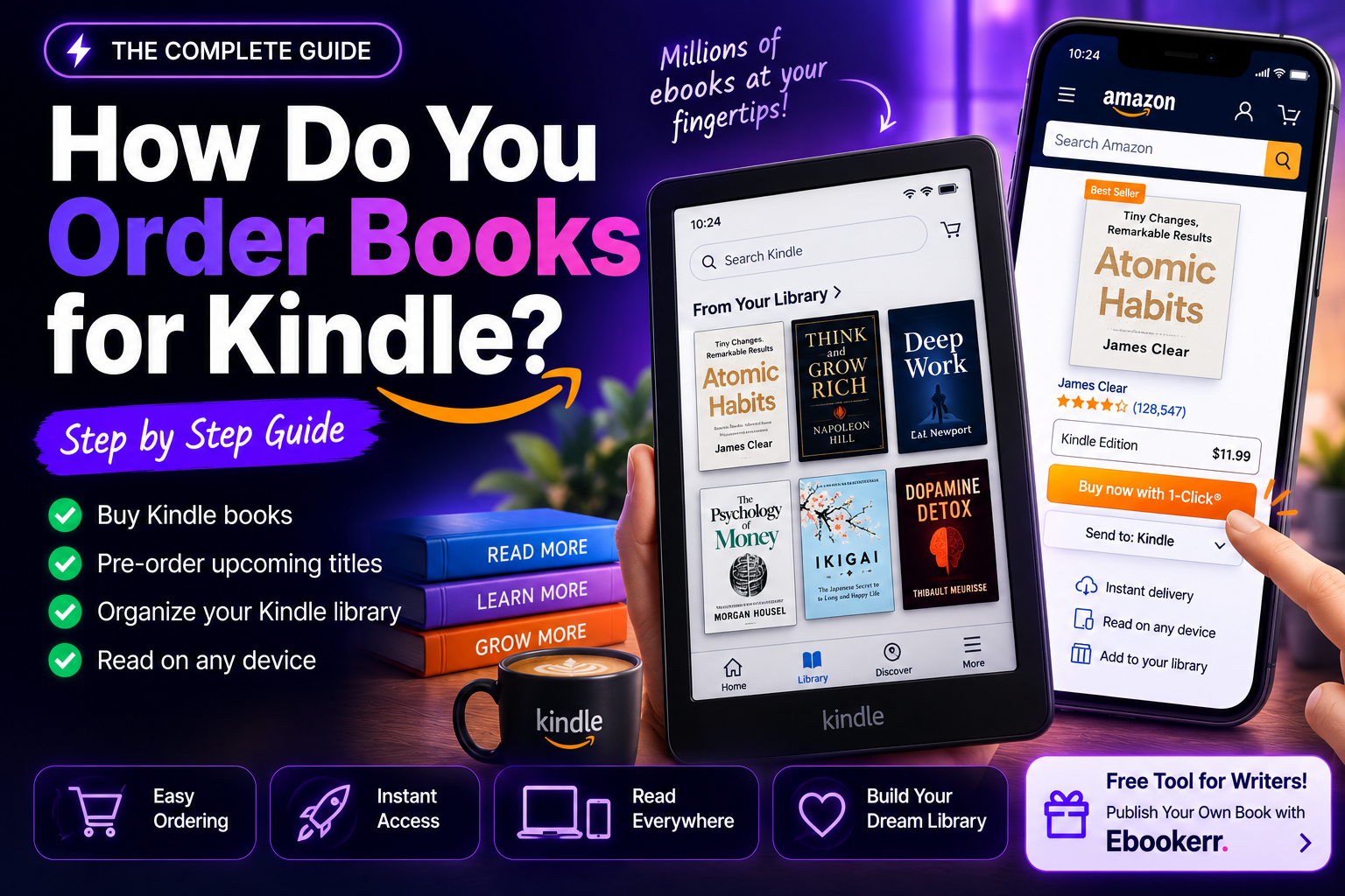 How Do You Order Books for Kindle