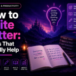 How to Write Better, Habits That Actually Help