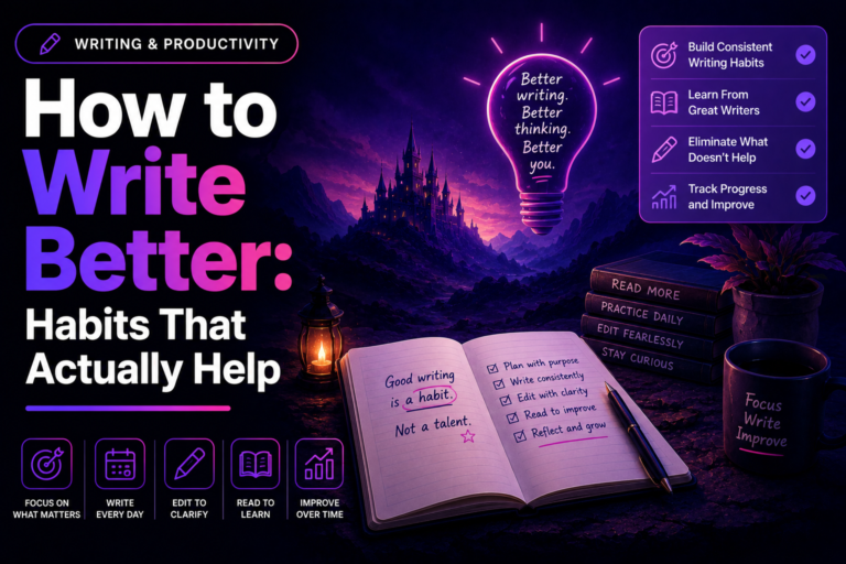 How to Write Better, Habits That Actually Help