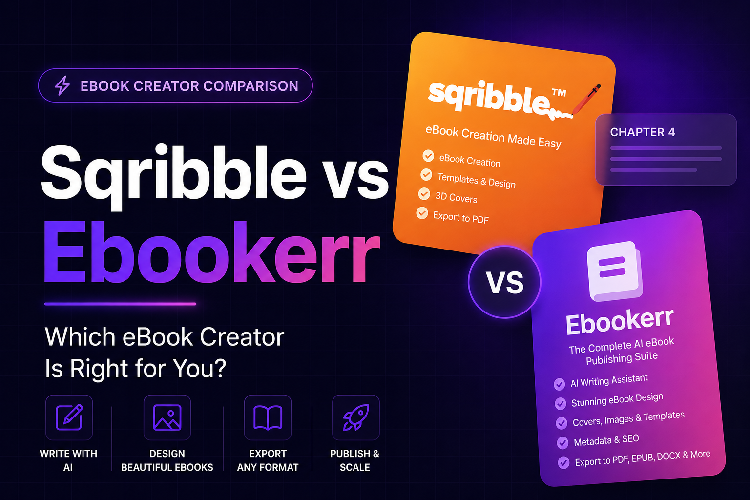 Sqribble vs Ebookerr: Which Ebook Creator Wins in 2026?