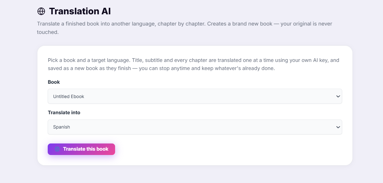 Translation AI